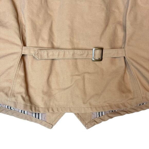 Outback Trading Company Melbourne Canvas Snap Vest XXL Western Outdoor Workwear - Picture 8 of 9